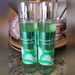NWT "CUCUMBER MELON" Body Spray Bundle of 2
